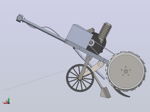 多功能农业机械3D图纸+Solidworks设计+附STEP格式后视缩略图