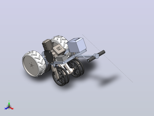 多功能农业机械3D图纸+Solidworks设计+附STEP格式正等轴测缩略图
