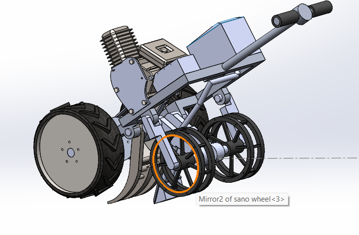 多功能农业机械3D图纸+Solidworks设计+附STEP格式