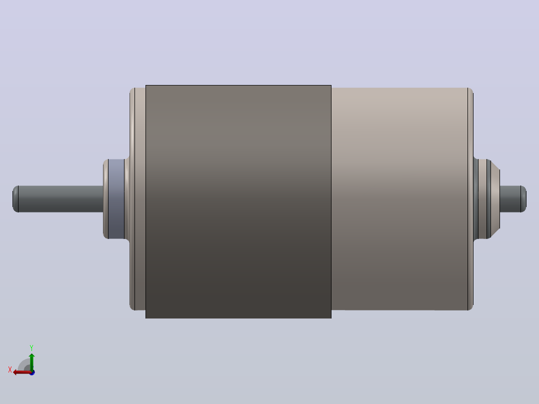 高速775电机低噪音DC 12V-24V大扭矩电机滚珠轴承工具后视图