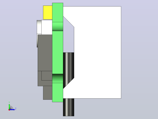LED DC 0-100V数字电压表面板表左视缩略图