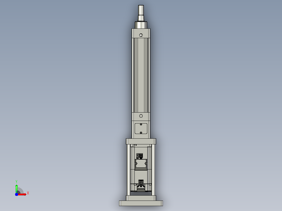 轻载电动缸TPA-ESR40-1210C-L100-M-FB-W-P40-C3前视图