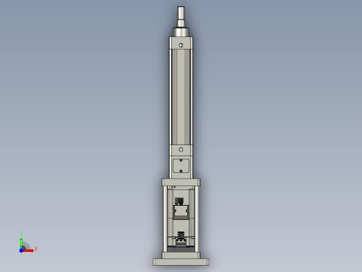 轻载电动缸TPA-ESR40-1210C-L100-M-FB-W-P40-C3前视缩略图