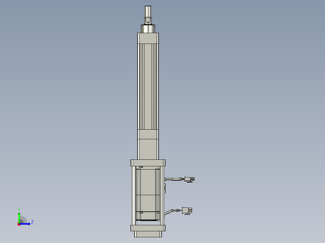 轻载电动缸TPA-ESR40-1210C-L100-M-FB-W-P40-C3左视图