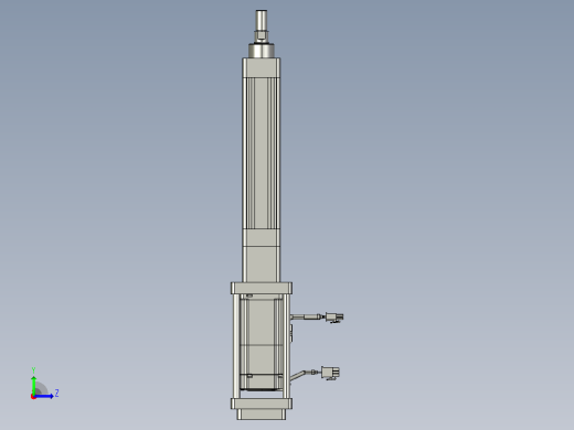 轻载电动缸TPA-ESR40-1210C-L100-M-FB-W-P40-C3左视缩略图