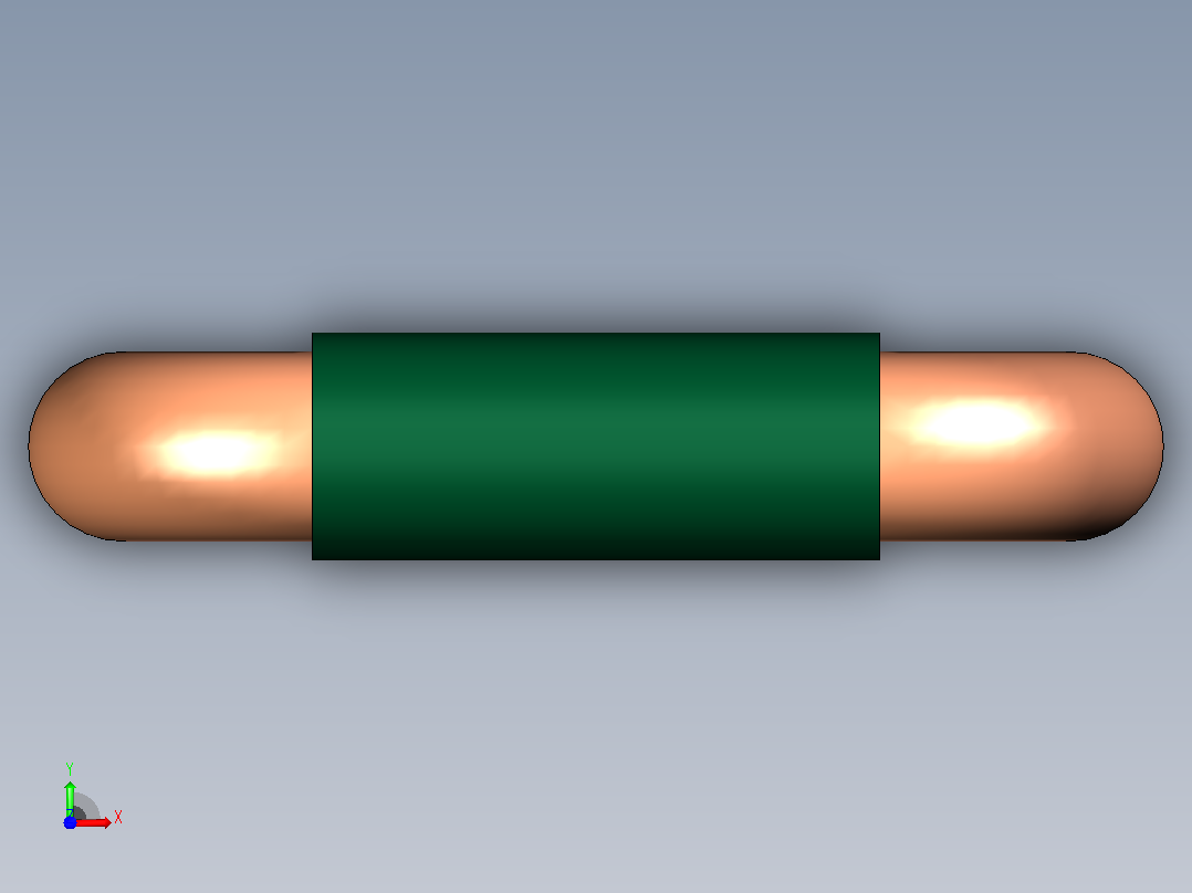 插头连接器Wirebridge_3.0xD0.6mm前视图