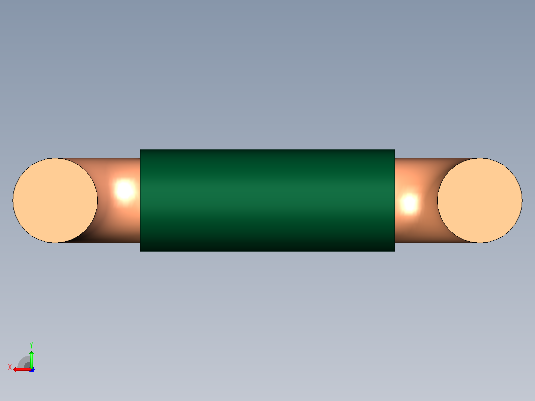 插头连接器Wirebridge_3.0xD0.6mm后视图
