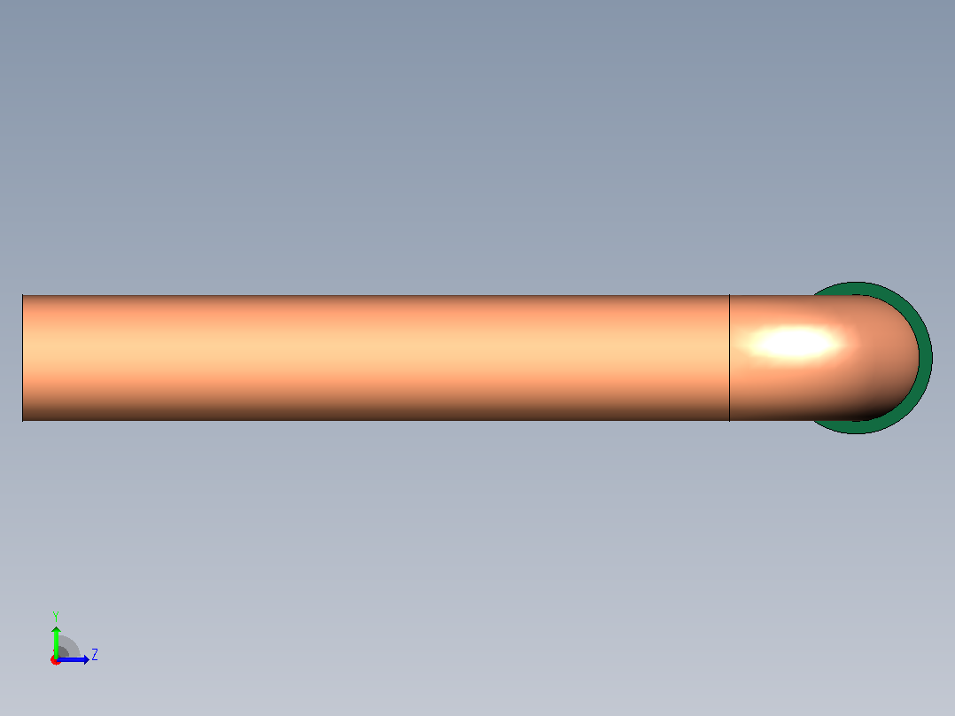 插头连接器Wirebridge_3.0xD0.6mm左视图