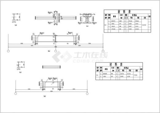 玻璃采光顶幕墙采光顶钢结构节点构造详图CAD施工图纸缩略图