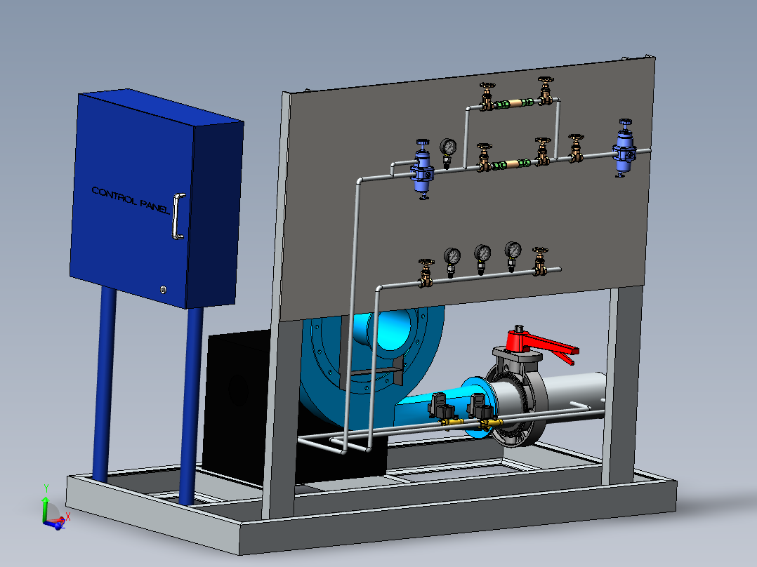 自动化制氨机设备模型