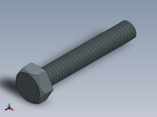 Solidworks六角头螺栓