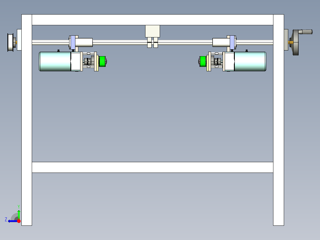 转运运输分拣机构3D图纸 STP格式右视图