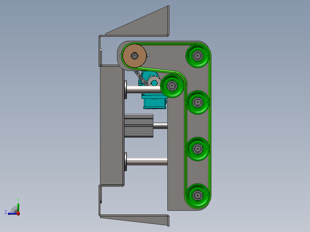 B15_顶升移载机1（）右视图