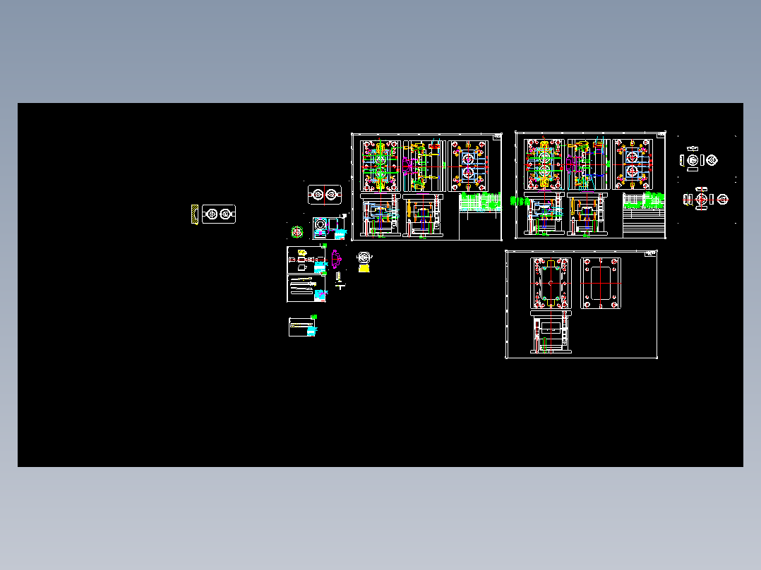 一套完整的模具工程图