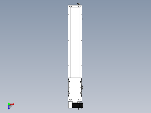 Toyo东佑达直线模组-ECB17-800-LU俯视缩略图
