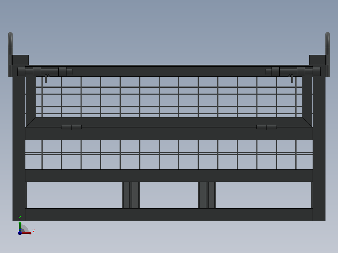 集装箱设备模型前视图