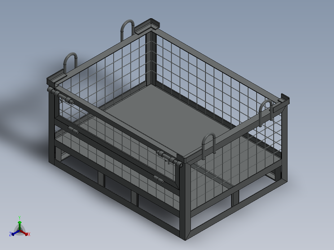 集装箱设备模型正等轴测图