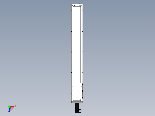 Toyo东佑达直线模组-ECH17-1100-BC-400W+煞車俯视缩略图