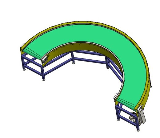 H828 180度转角皮带输送线转弯线图纸缩略图