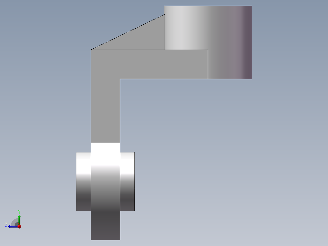 SW格式3D图(模型练习题)-024右视图