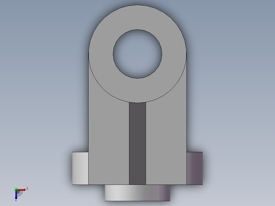 SW格式3D图(模型练习题)-024俯视图
