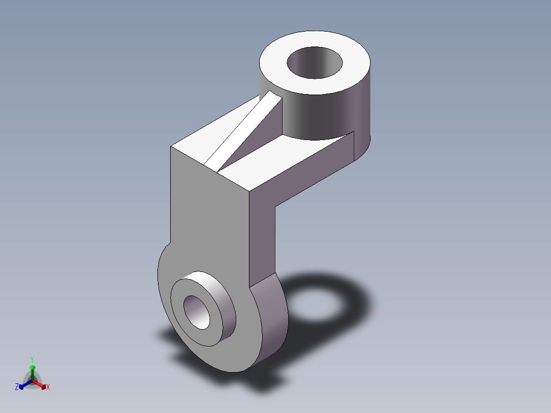 SW格式3D图(模型练习题)-024正等轴测图