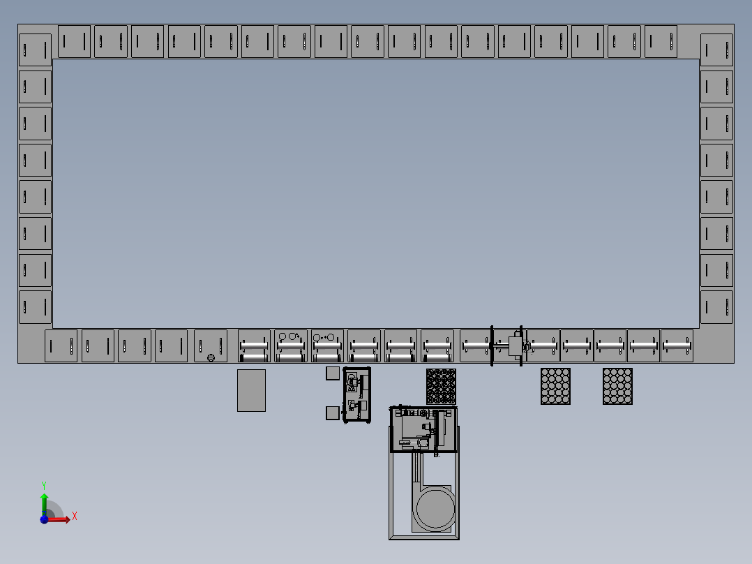 回流流水线 3前视图