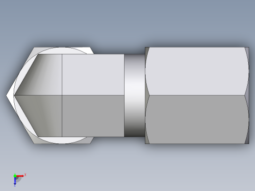 卡套式工业通用硬管接头EO_Swivel_nut_elbow_EW06ZLCF俯视缩略图