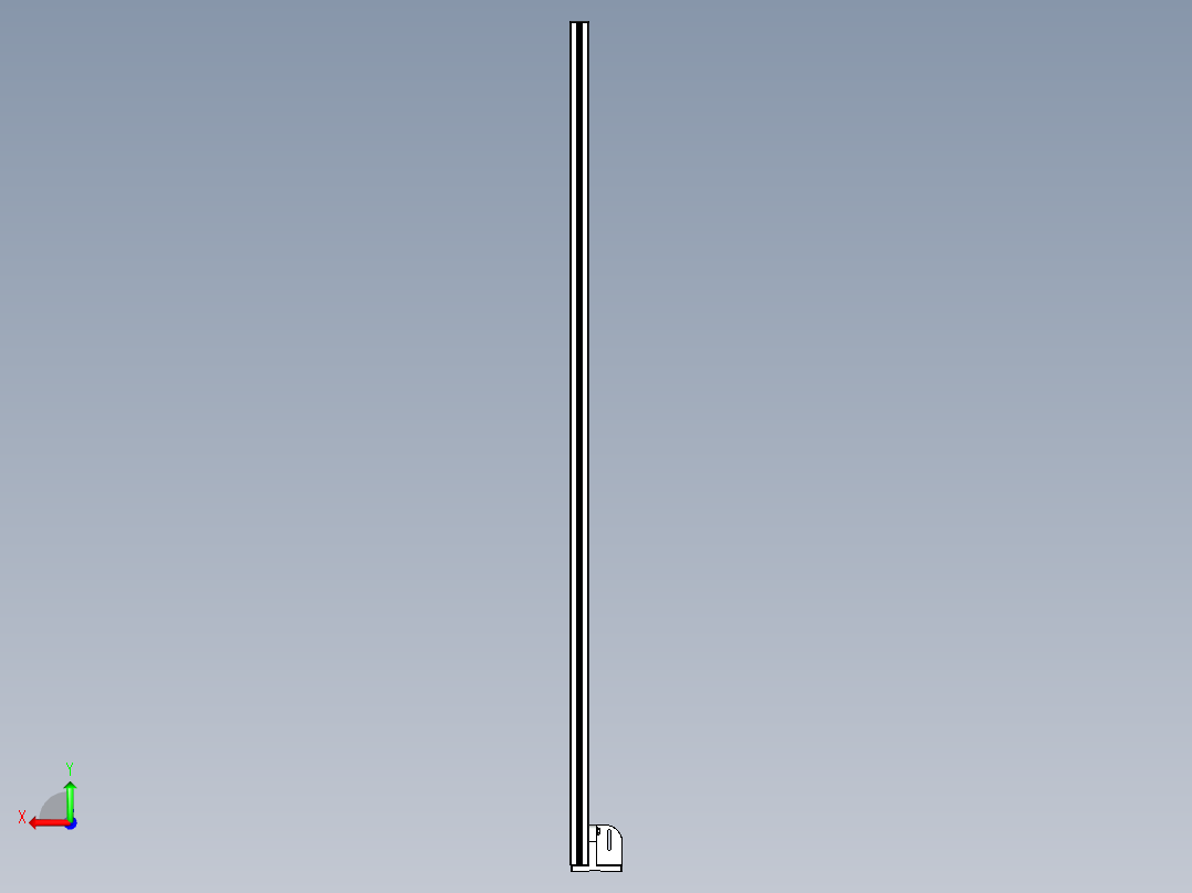 型材-BR 45X45 POST KJN522471后视图