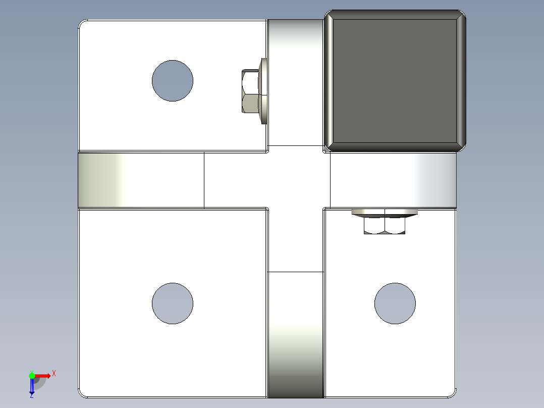 型材-BR 45X45 POST KJN522471俯视图