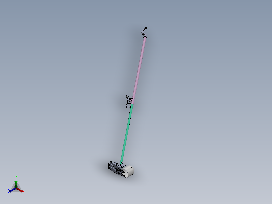 采摘机三维正等轴测图