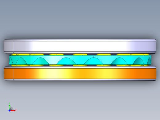 平面推力球轴承51209前视缩略图