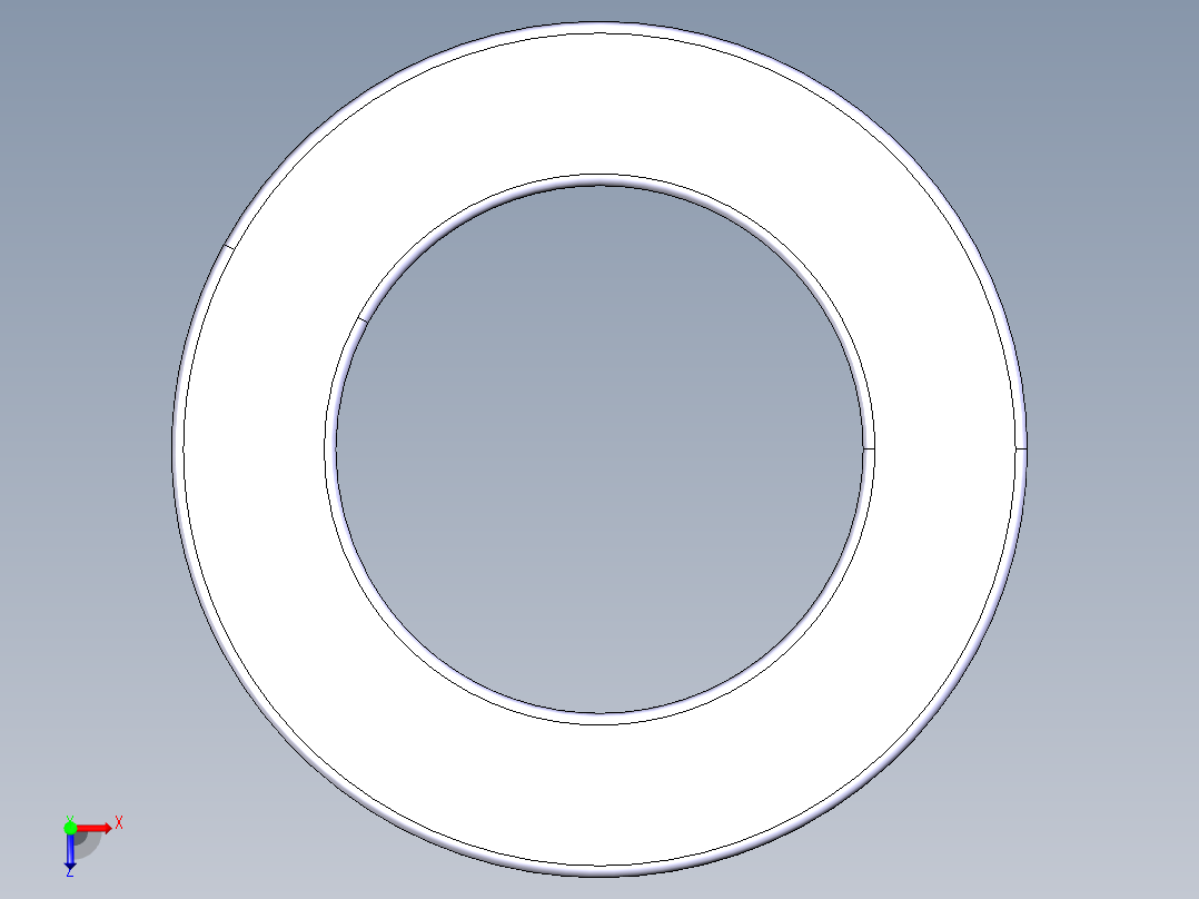 平面推力球轴承51209俯视图