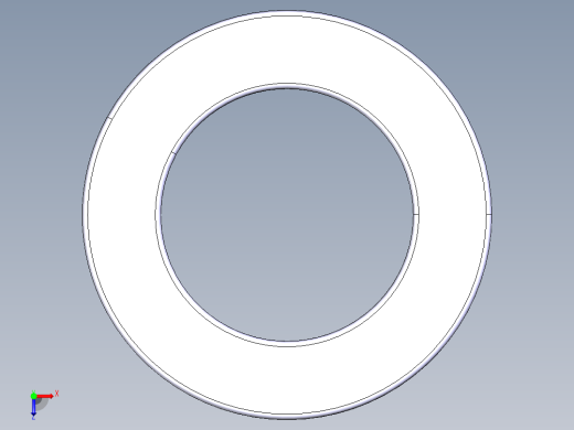 平面推力球轴承51209俯视缩略图