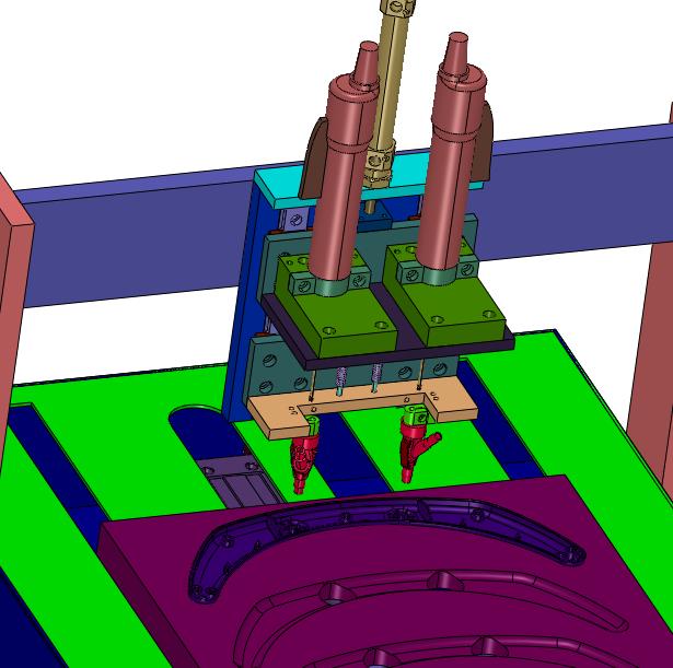 塑料件送打螺丝机械
