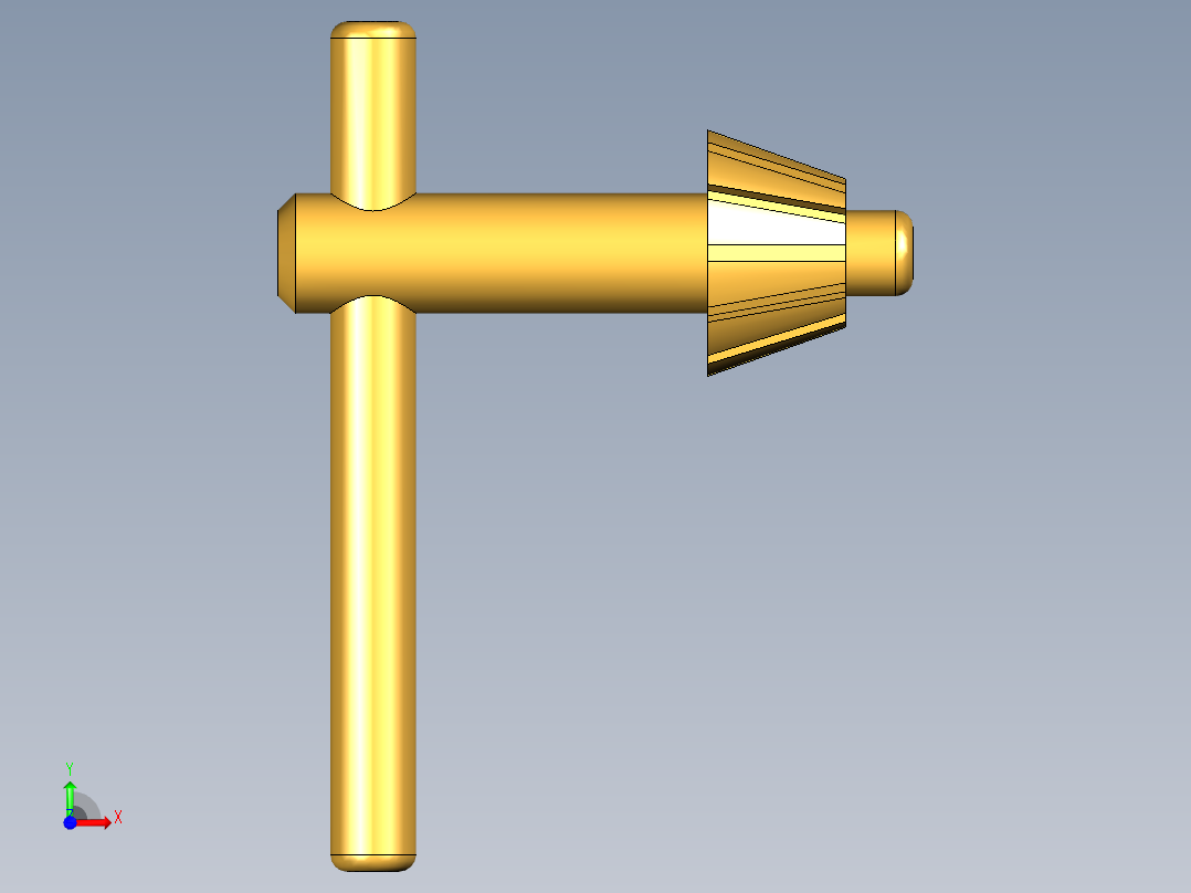 钻头拆卸扳手--stp前视图