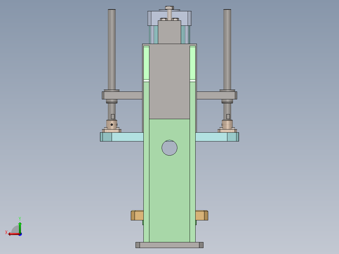通用气压机-行程端可调sw18可编辑后视图