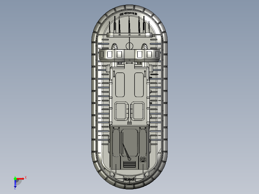 HR 3000气垫船俯视图