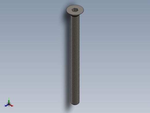Screw_ISO_10642_M5x65_A2.SLDPRT正等轴测缩略图