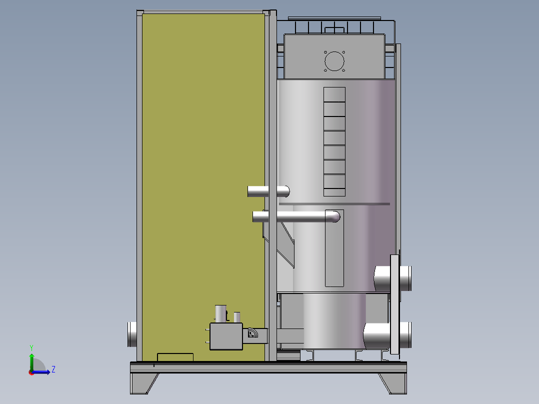 5LS-410生物质热风炉--977178--1000左视图