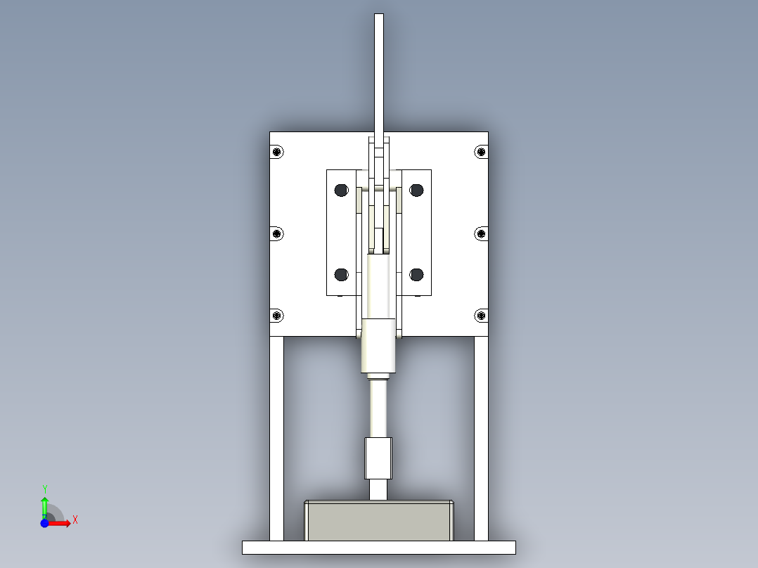 控制器组装压线治具前视图