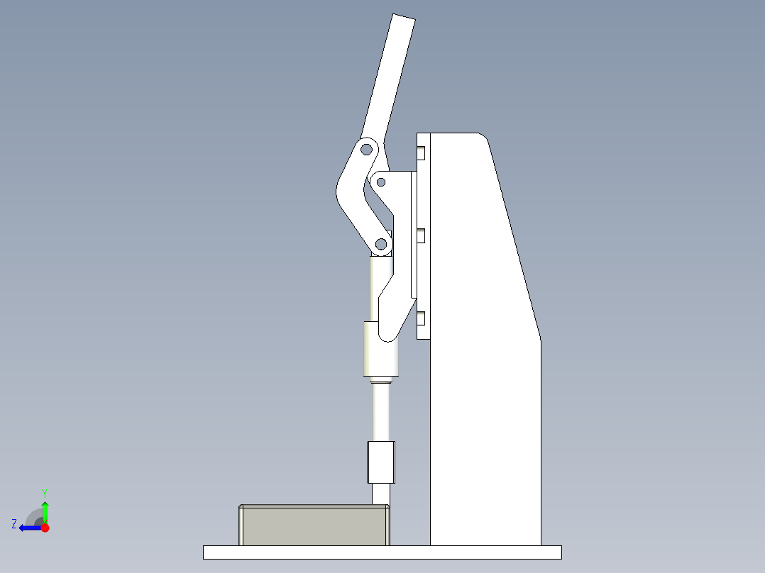 控制器组装压线治具右视图