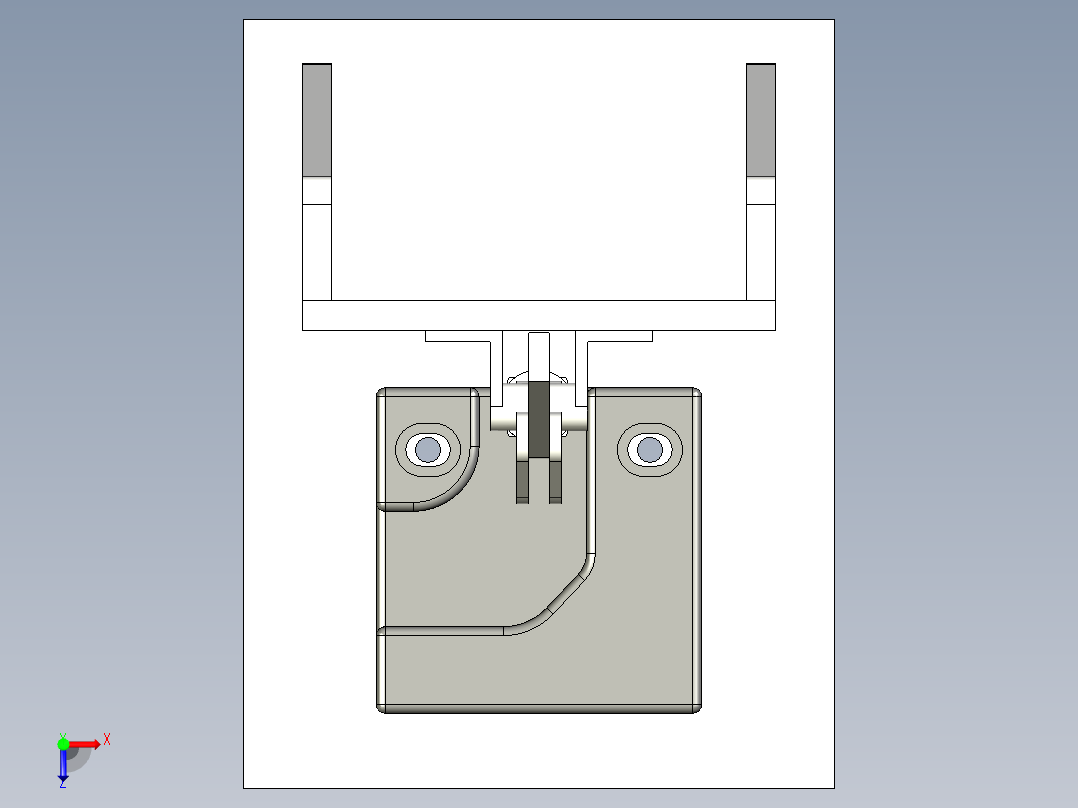 控制器组装压线治具俯视图