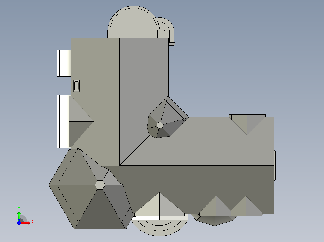 房子、建筑(131)前视图