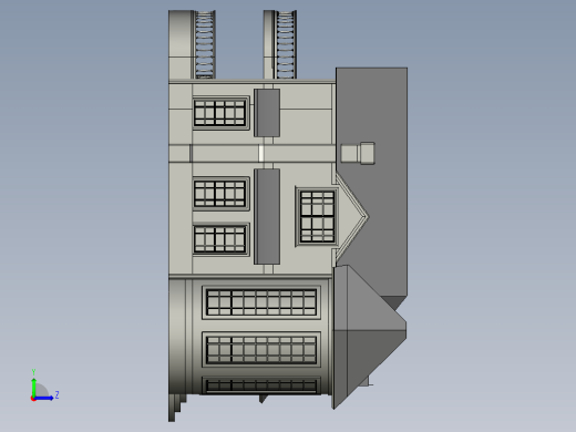 房子、建筑(131)左视缩略图