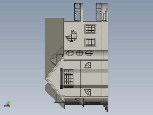 房子、建筑(131)右视缩略图