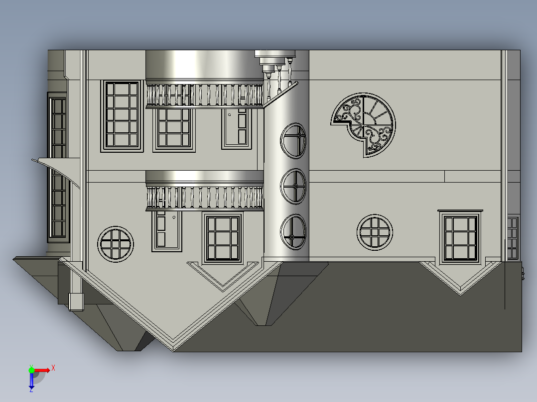 房子、建筑(131)俯视图