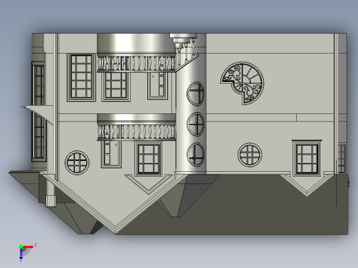 房子、建筑(131)正等轴测缩略图