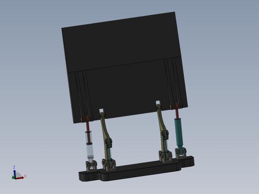 汽车升降尾板(汽车尾板)3D建模图纸 Solidworks设计