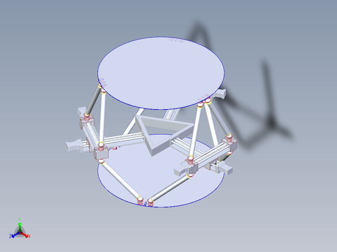 斯图尔特双层扭动平台